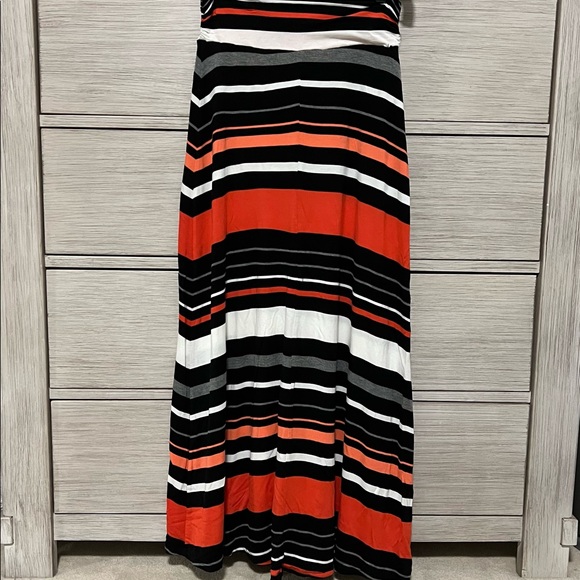 NWT MERONA coral stripe skirt XS - Picture 2 of 3